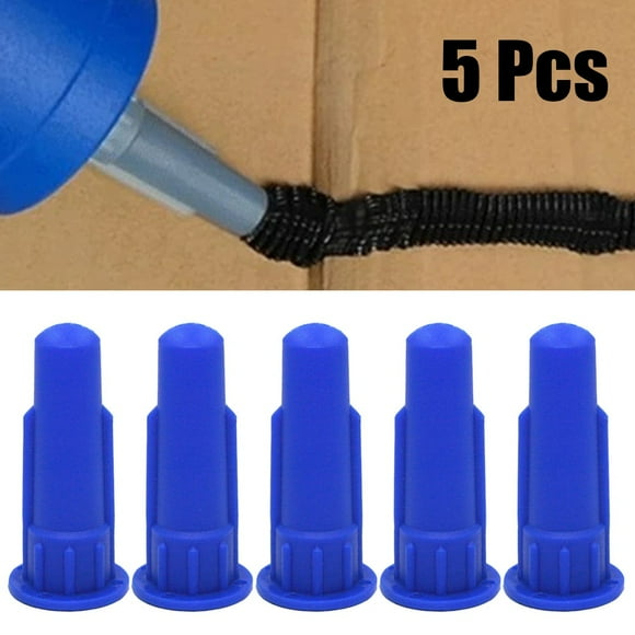 BTOER 5pcs 56mm Special Cone For Sachet Caulking Spare Part Nozzle Spray Tip For Silicon Sealant Dispenser Syrnge Accessory