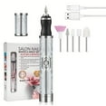 thumbnail image 4 of 20,000 RPM Professional Electric Nail Drill Set – Nail Art Polisher & Gel-Polish Remover Kit with 6 Bits, Portable Grinder for Home & Salon Manicure/Pedicure, 4 of 4