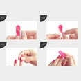 thumbnail image 4 of Pegatinas de uñas del dedo del pie Envolturas de uñas completo auto esmalte Pegatinas Flores Estrella Glitter Tiras de uñas Calcomanía Pegatinas para Mujeres Kits con lima de uñas, 4 of 4