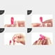 thumbnail image 4 of Pegatinas para uñas de los pies, envolturas completas para uñas, pegatinas autoluminiscentes, flores, estrellas, brillos, tiras para uñas, pegatinas decorativas para mujeres, kits con lima de uñas, 4 of 4