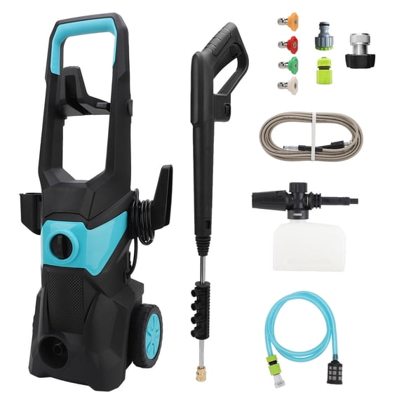 Electric Pressure Washer, 4000PSI Max 2.4 GPM with 4 Nozzles, Portable High Pressure Cleaning Machine Washer with 32FT Hose, for Cars, Driveways, Fences, Patios, Home Cleaning