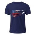 thumbnail image 5 of UAYOTSE Men American Flag Patriotic Eagle T Shirt 4th of July Skull Round Neck Short Sleeve,Sizes XL, 5 of 7