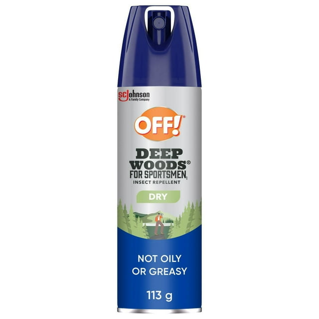 OFF! Deep Woods Sportsmen 25% Deet Insect Repellent with Powder Dry Formula