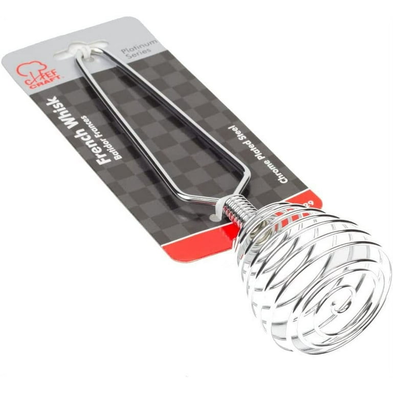 Chef Craft 7 Steel Spring Coil Whisk, French Whisk - Great For Hand Mixing  Eggs, Cream, Gravy 3 Pack 