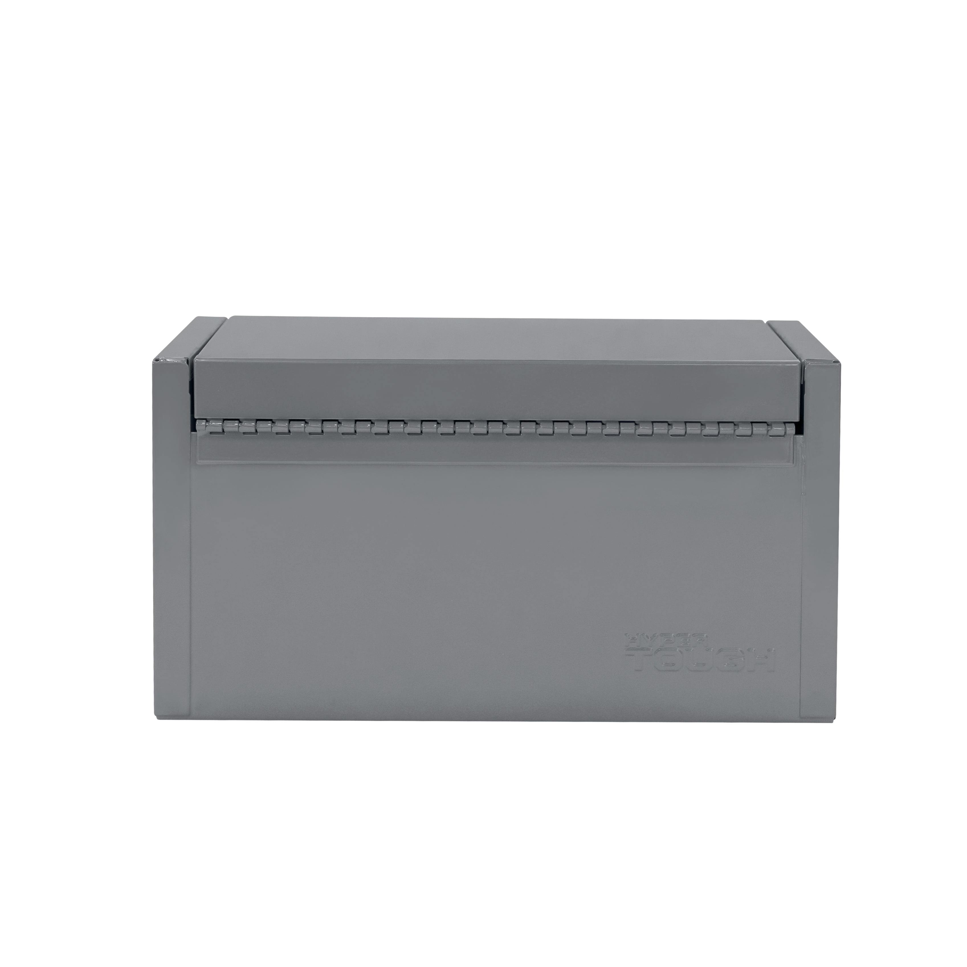 Hyper Tough Mini 10-inch 2-Drawer Steel Toolbox, Gray