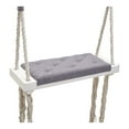 thumbnail image 1 of Asiento columpio interior,Asiento de columpio interior de madera para decoración de habitación de niños,Asiento de columpio interior de madera hecho a mano para niños,Columpio interior Gris, 1 of 9