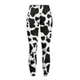 thumbnail image 5 of Renewold Cow Print Womens Yoga Pants with Pockets High Waisted Womens Leggings Stylish Exercise Yoga Leggings Opaque Activewear Lightweight Ankle Leggings, XL, 5 of 8