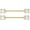 Green, variant on Nipple Bar Golden Opal Glitter Prong Barbell Ring Sold as pair
