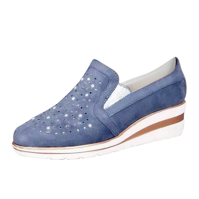 Chaussures pour Femmes Élégantes Chaussures Plates Décontractées Confortables Mignonnes Mocassins Confortables Plateforme Chaussures Plates Compensées