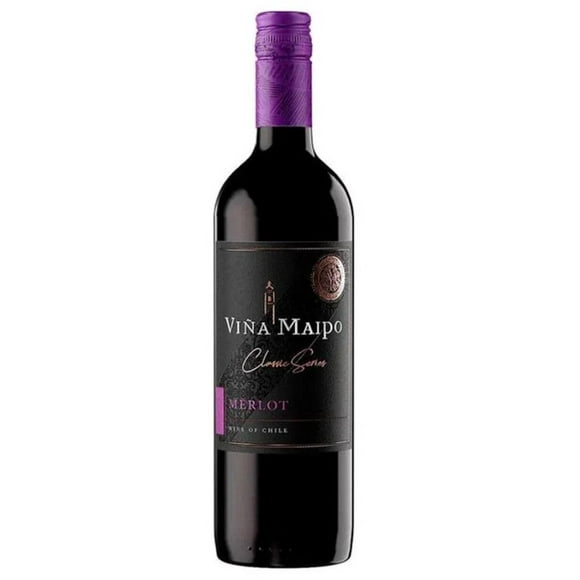 Pack de 12 Vino Tinto Viña Maipo Classic Series Merlot 750 ml