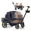 Anthem4 Quad All-Terrain Wagon Stroller With Easy Push And Pull, Removable XL Canopies, And Sturdy, Safe Folding For Storage And & Sea Transport, Sand