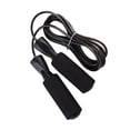 thumbnail image 3 of Cuerda de saltar con longitud ajustable y mango de espuma que evita resbalones, cable de acero, cuerda de velocidad para ejercicios al aire libre, color negro, 3 of 12