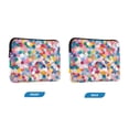 thumbnail image 7 of FORMRS 13"-13.3" Laptop Sleeve Protective Case Soft Carrying Quilted Computer Bag Cover, Yellow Colorful Circles, 7 of 7