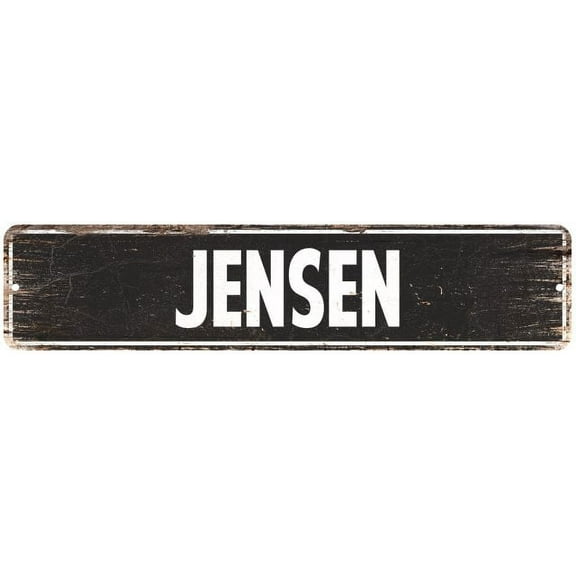JENSEN Gift Street Sign Home Decor Chic Gift 4x18 204180003302