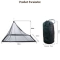 thumbnail image 4 of Camping Mosquito Net Bed Compact and Lightweight Mesh Tent for Camping Hiking Triangular Outdoors Bug Net with Carry Bag for Single Use, 4 of 8