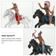thumbnail image 3 of EeaseMX 4 piezas de modelo de caballo indio, juguete de simulación, adorno (estilo mixto), 3 of 8