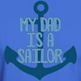 thumbnail image 3 of CafePress - US Navy My Dad Is A Sailor Dark T Shirt - Men's Classic Graphic Cotton T-Shirt, 3 of 4