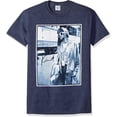 thumbnail image 1 of Kurt Cobain - Standing By Bus Photo Adult T-Shirt, 1 of 1