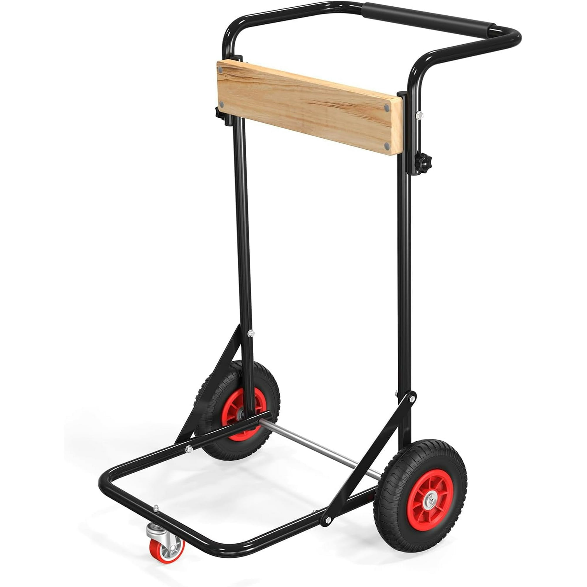 TUFFIOM Outboard Boat Motor Stand, Outboard Engine Stand w/Wheels, Boat Motor Support Storage Carrier Cart Dolly 440lbs Capacity for Motor Repair Maintenance