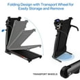 thumbnail image 2 of Veryke Folding Compact Treadmill for Home 1.5 HP Power, Walking Jogging Machine Indoor Exercise, 2 of 7