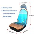 thumbnail image 4 of Yiaed Underwater Aquarium Arches Print Car Seat Covers,Universal Auto Seats Protector Fits for Car,SUV Sedan,Truck,Automotive Seat Covers & Accessories(Two packs), 4 of 7