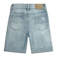 thumbnail image 2 of KIDSCOOL SPACE Boys Summer Denim Shorts, Ripped Soft Thin Elastic Band Inside Half Jean Pants,6-7 Years, 2 of 6