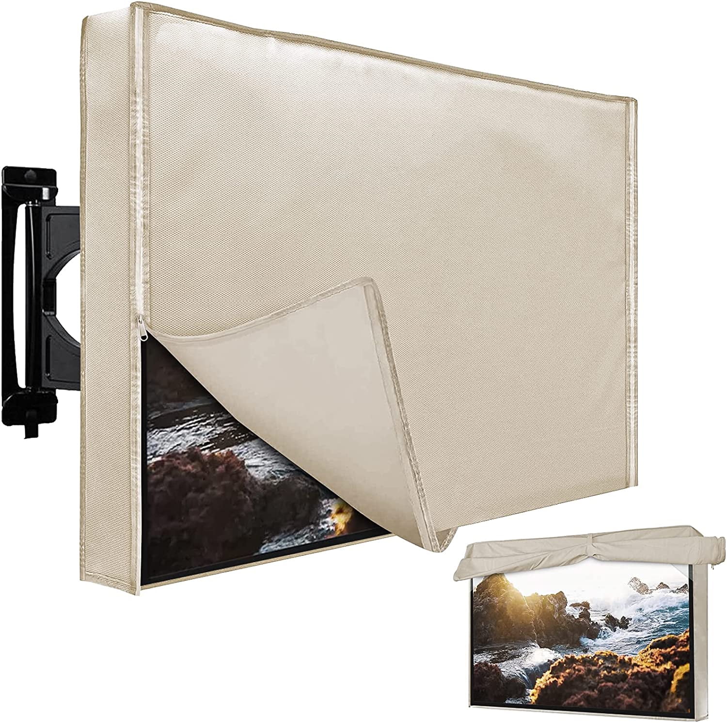 80S Outdoor TV Cover Waterproof and Weatherproof TV Covers Outdoor TV