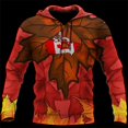 thumbnail image 4 of Sudadera con capucha con estampado 3D de hoja de arce de Canadá para hombre y mujer, sudaderas de gran tamaño, moda urbana, sudadera deportiva con capucha para niños, ropa Y2k, 4 of 5