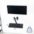 thumbnail image 6 of VIVO Pneumatic Heavy Duty Wall Mounted 24 inch Keyboard Tray, 6 of 8