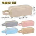 thumbnail image 3 of Big Capacity Pencil Case Compartments Large Pencil Pouch Pen Bag Pencil Box Holder Organizer Simple Storage Aesthetic Stationery Cosmetic For Adults Men Women Office Essentials, 3 of 9