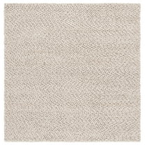 SAFAVIEH Natura Mackenzie Distressed Area Rug, Beige, 6' x 6' Square