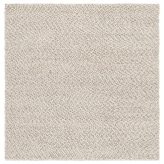 SAFAVIEH Natura Mackenzie Distressed Area Rug, Beige, 6' x 6' Square