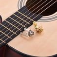 thumbnail image 5 of 2 Pcs Jack de entrada para guitarra 1/4" Jack estéreo mono para montaje en panel plateado para guitarra, bajo, altavoz, pedal, 5 of 5