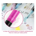 thumbnail image 2 of Marcadores Plumones Mágico, Plumones Brillantes 24 pz Malubero Multicolor, 2 of 5