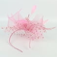 thumbnail image 3 of Baberdicy Women's Tea Party Fascinator - Pearl Headband - Wedding Hair Clip - Vintage Lace Design - Special Occasion - Fascinators Hat for Women Tea Party Headband Derby Wedding B,One Size, 3 of 6