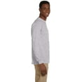 thumbnail image 3 of Gildan Ultra Cotton® 6 oz. Long-Sleeve Pocket Men T-Shirt Sport Grey Large, 3 of 3
