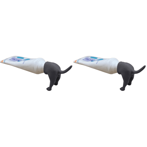 Dispensador Pasta Dientes para Caca Perro Accesorios Divertidos Y Novedosos Del (gris)