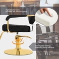 thumbnail image 3 of Artist Hand Salon Chair Hydraulic Barber Chair 360 Degree Swivel Black Gold, 3 of 9