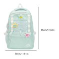 thumbnail image 4 of Mochila Escolar para Mujer Nailon Gran Capacidad Viajes Desplazamientos WDOplteas, 4 of 9