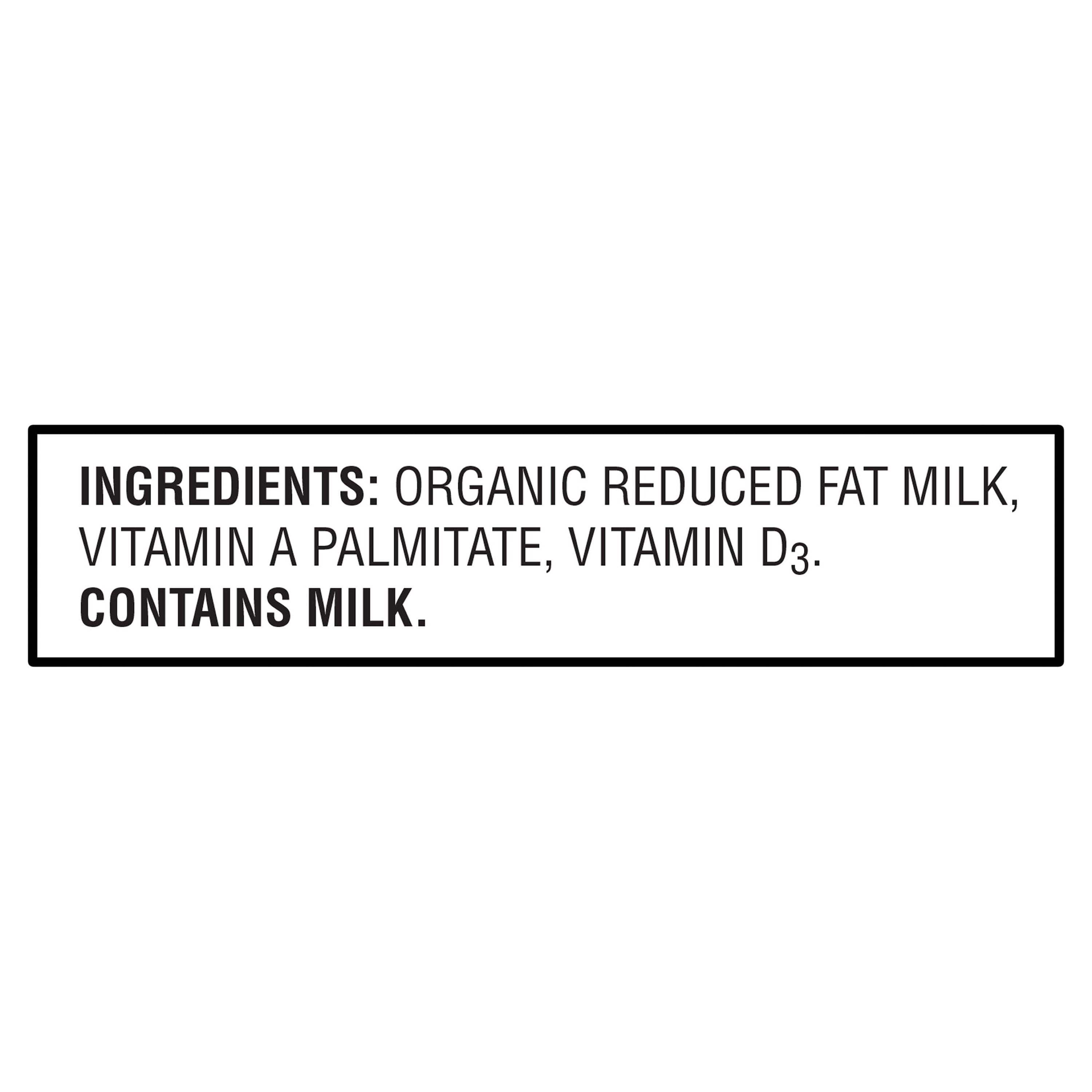Great Value Organic 2% Reduced Fat Milk, Half Gallon, 64 fl oz