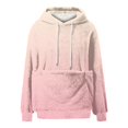 thumbnail image 6 of Cat Pouch Hoodie For Women Kangaroo Pocket Dog Pouch Sweatshirts Pet Carrier Animal Holder Long Sleeve Pullover Tops Pink L, 6 of 6