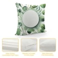 thumbnail image 4 of Spring Eucalyptus Leaves Pillow Covers  Watercolor Green Plants Decorative Throw Pillow Cases Soft Velvet Square Cushion Covers for Sofa Couch Car Bedroom Home Decor, 4 of 5