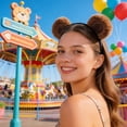 thumbnail image 4 of Uxgjfwu Soft Movable Cute Bear Ear Headband, Fuzzy Funny Design, Decorative Hair Accessory for Festivals, Parties, Celebrations And Photo Use, 4 of 8