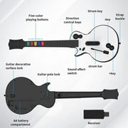 NBCP 2.4G Wireless Guitar Controller Compatible with PS3/PC for Guitar Hero World Tour and Rock Band