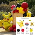 thumbnail image 3 of Kit de arco de globos para fiesta con temática de Pokémon Pikachu, 104 piezas, globos de látex rojos, amarillos y negros para decoración de cumpleaños de niños, baby shower, 3 of 4