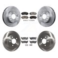 thumbnail image 1 of Transit Auto Front Rear Disc Brake Rotors and Ceramic Pads Kit for Car 2003-2007 Jeep Liberty K8T-101012, 1 of 11