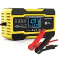 thumbnail image 1 of Batería de Auto de 10 Amperios Charger, Batería Inteligente Totalmente Automática de 12V y 24V con Mantenedor de Goteo Charger con Compensación de Temperatura para Camión, Motocicleta, Césped, Barco,, 1 of 8