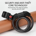 thumbnail image 4 of SPRING PARK 1.2m Bicycle Anti-theft Lock Five-digit Password Lock Wire Lock Anti-cut Lock, 4 of 7