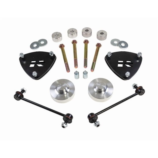 ReadyLIFT Lift Kit Suspension 69-59210 SST Series; 2 Inch Front Lift; 2 Inch Rear Lift; Black Components