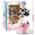 thumbnail image 1 of Re:ZERO comienza la vida en otro mundo Rem Nekomimi Ver. Bishoujo - Figura de colección en PVC, modelo de juguetecaja de 23cm zhangyuxiang unisex, 1 of 2